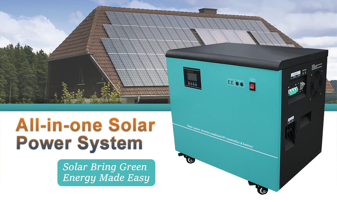 5000w High Capacity in One Solar Power System for The Home