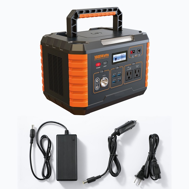 1000w 110v Electric Portable Backup Station for Cars