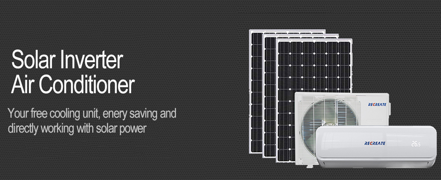 12000 Btu 1.5 T Plug And Play Off Grid Solar Air Conditioner 