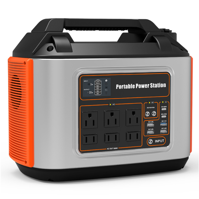 500w 110v with Jumper Cables Portable Power Station for Power Outages