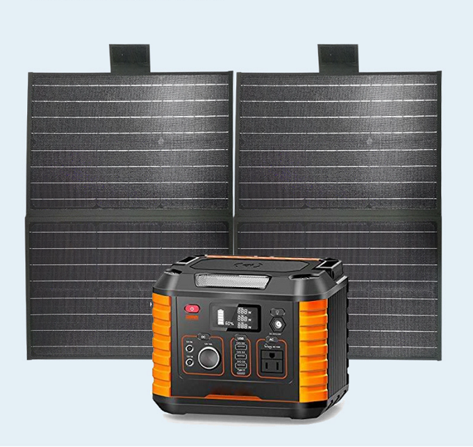 1000W 110V Solar Powered Portable Backup Station for Campers