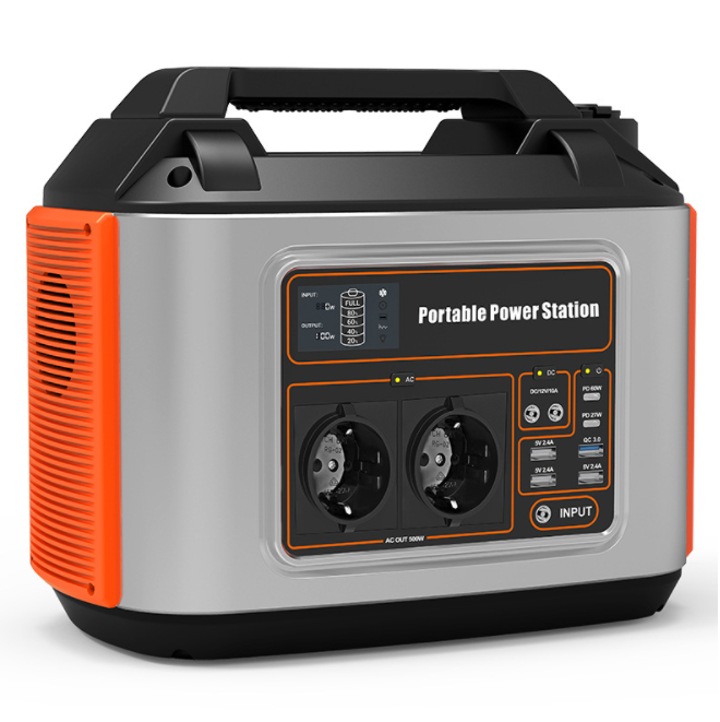 500W Portable Power Station with AC Plug For Home